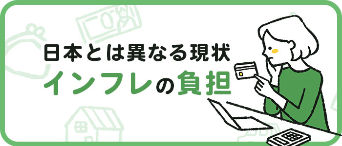 インフレの負担